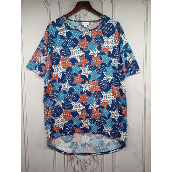 NWOT LuLaRoe Tunic Top Fireworks Popsicles Stars Patriot Summer 4th Of July SZXS - Picture 1 of 16